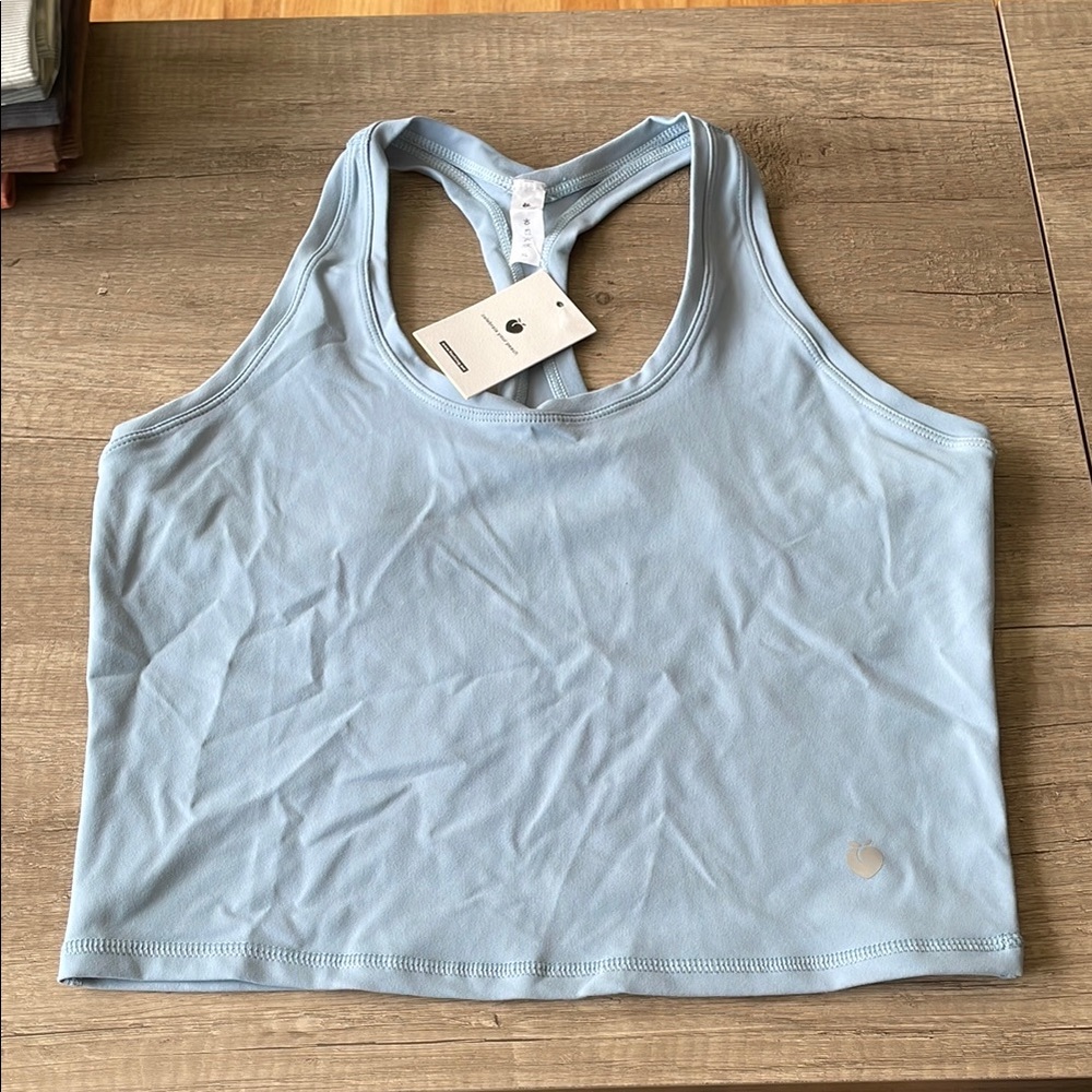 Women's Light Blue Racerback Tank Top